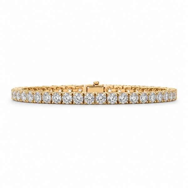 6 CTW Diamond Tennis Bracelet in 14K Gold | Yellow or White Gold