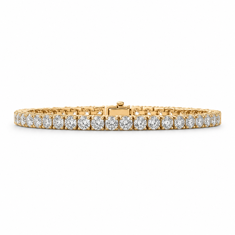 6 CTW Diamond Tennis Bracelet in 14K Gold | Yellow or White Gold