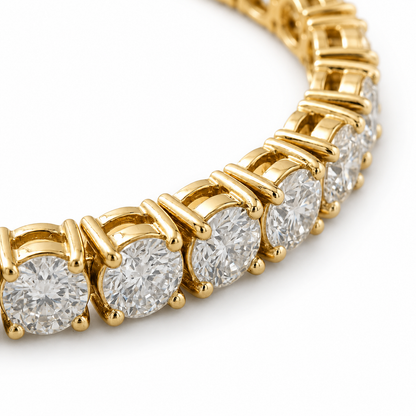 6 CTW Diamond Tennis Bracelet in 14K Gold | Yellow or White Gold