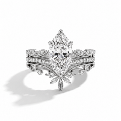 2.50 CTW Marquise Diamond Engagement Ring - 14K Gold