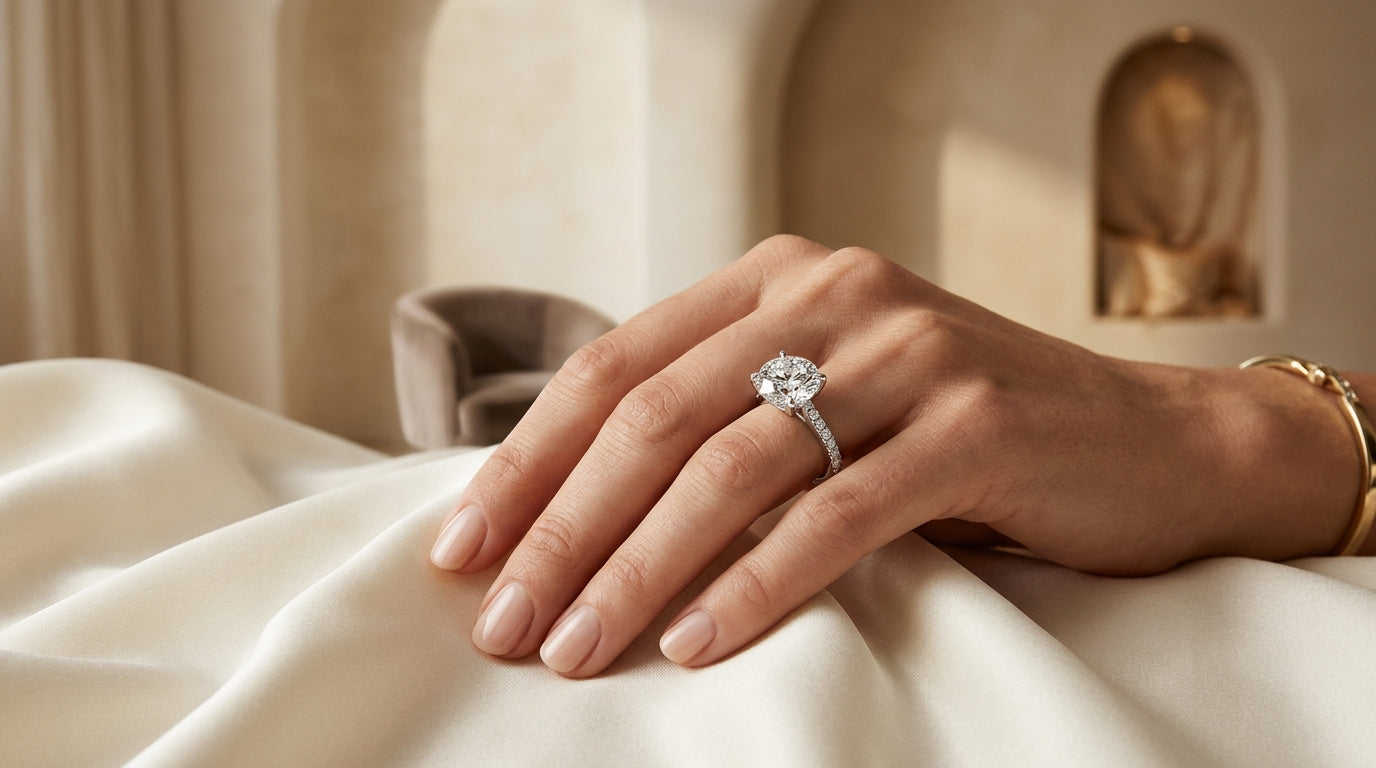 Solitaire perfection,<br>crafted for forever